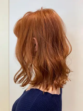 ミディアム カラー Le'a渋谷所属・インナーエクステ渋谷 🦋KAJIのヘアスタイル