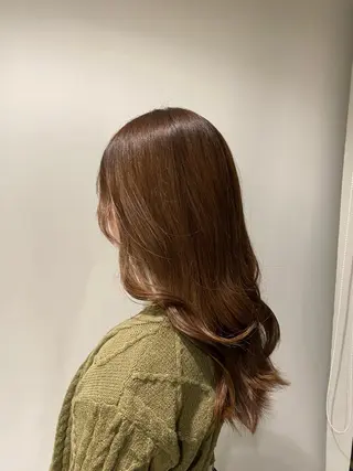 ロング カラー 🦋‪ハイトーンカラ ー🦋‪熊田 史織のヘアスタイル