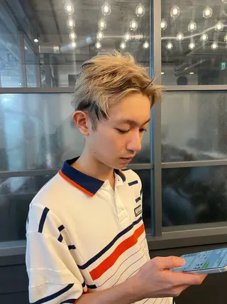 ショート メンズ ナガミ ショウのヘアスタイル
