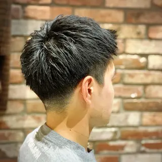 ショート メンズ HIROGINZAプレミアムバーバー赤坂店所属・田中 千恩のヘアスタイル