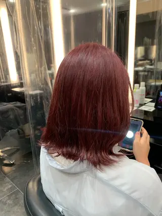 ショート カラー 艶髪/白髪ぼかし ヘッドスパ/大野結菜のヘアスタイル