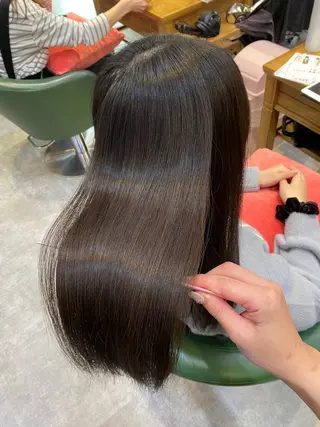 セミロング 【縮毛矯正特化】 kyokaのヘアスタイル