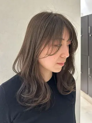 ミディアム カラー パーマ kazuki ✂︎銀座美容師のヘアスタイル