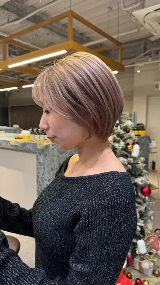 ショート MASHU chayamachi店所属・【梅田美容室】 似合わせカット サヤのヘアスタイル