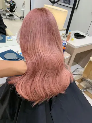 ミディアム カラー 韓国風/顔周りカット /髪質改善RYOTAのヘアスタイル