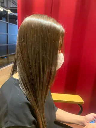 ロング パーマ 【くせ毛さんのお悩み 解決🍀】栗橋のヘアスタイル