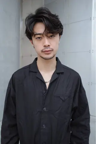 メンズ ボブ/レイヤー /河内温太のヘアスタイル