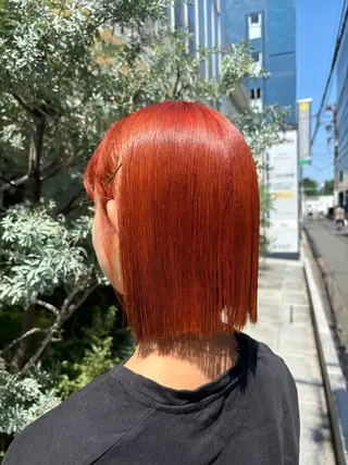 ショート カラー knot by belle所属・明津 桜空のヘアスタイル