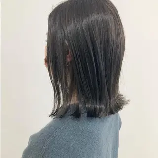 ミディアム カラー お洒落パーマ/ 艶カラー/michiのヘアスタイル