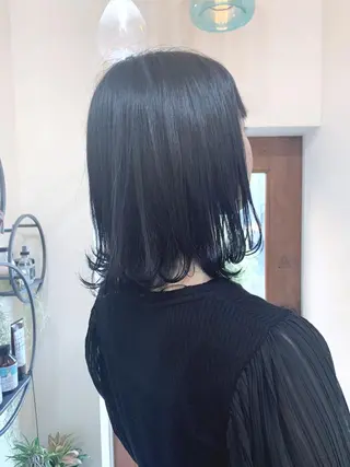 ミディアム カラー おおたけ あゆみのヘアスタイル