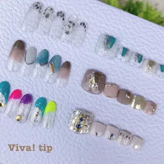 ネイル Viva!tip所属・Viva!tip ビバティップネイルのネイルデザイン