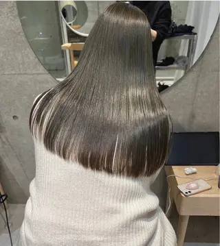 ロング カラー 🎀優姫 🎀 韓国レイヤーのヘアスタイル