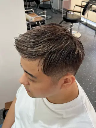 カラー メンズ レイヤー/髪質改善 SAKIのヘアスタイル