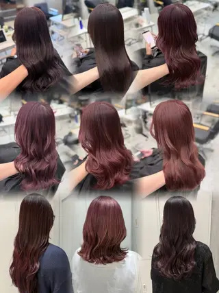 ロング カラー 似合わせカラー💛 新宿　本多恵美のヘアスタイル