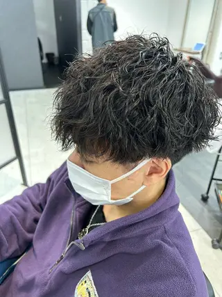 ショート パーマ メンズ メンズパーマの達人 /タカシマ　ダイスケのヘアスタイル