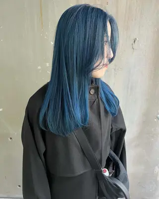 ロング カラー ﾊｲﾄｰﾝ/ｼｮｰﾄ 村上淳乃🐥のヘアスタイル