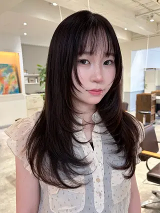 ロング SIKI yuuna レイヤーカット🪽のヘアスタイル