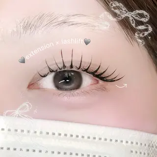 マツエク・マツパ FaB 千葉店所属・🩶LEDエクステ& 上下パーマRAN🪽のマツエク・マツパデザイン