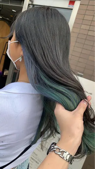 ロング カラー 縮毛矯正・髪質改善 鈴木悠太/当日OK✨のヘアスタイル