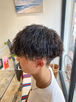 パーマ メンズ 🌴パーマオタク🌴 長谷川 諒佑🌈のヘアスタイル