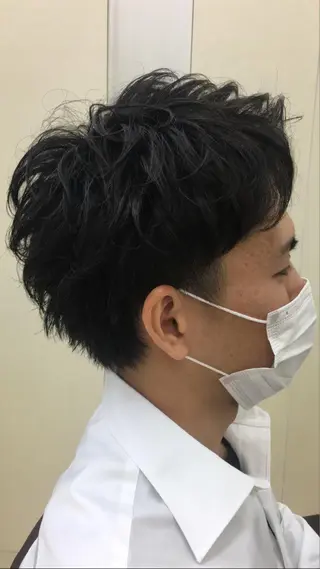 パーマ メンズ 大住 京平のヘアスタイル
