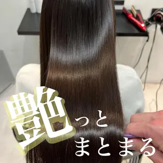 ロング 髪質改善/縮毛矯正 艶カラー/珠聡のヘアスタイル