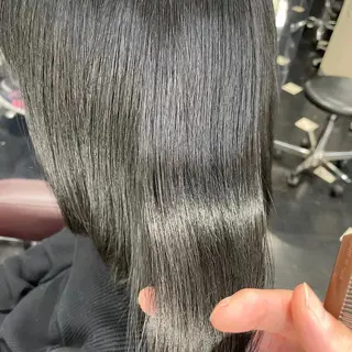 セミロング 韓国ヘア ♡tomimaのヘアスタイル