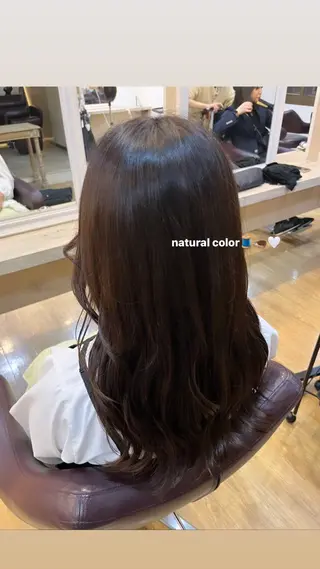 ロング 顔周りカット/ 似合わせ/momo/のヘアスタイル