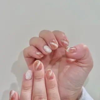 ネイル 🎀チーク/ちゅるん 🫧chisa🎀のネイルデザイン