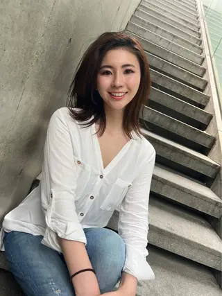 ミディアム SUNVALLEY所属・表参道美容師 ぶんじのヘアスタイル