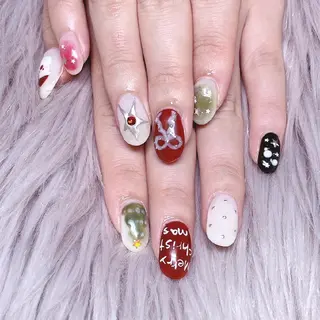 ネイル 稲垣 江梨花のネイルデザイン