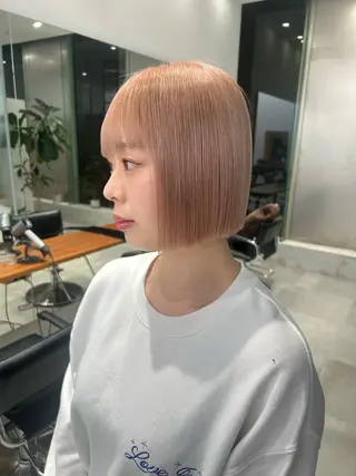 カラー ひなの🩵🫧 透明感/艶カラーのヘアスタイル