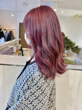 カラー 森 桃菜のヘアスタイル
