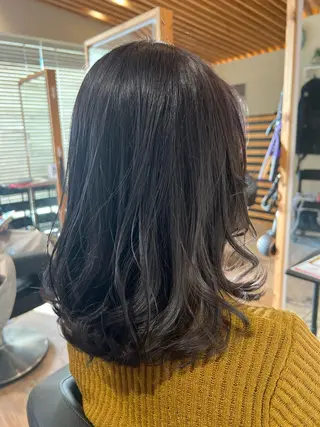ロング カラー 関口 友行のヘアスタイル