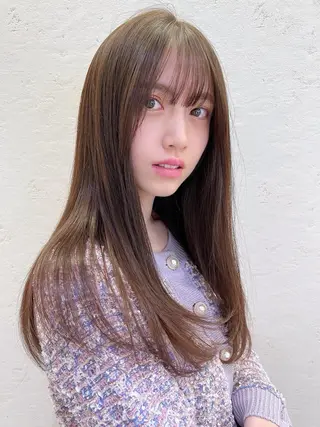 ロング カラー 韓国ヘア×髪質改善 /yoshikaのヘアスタイル