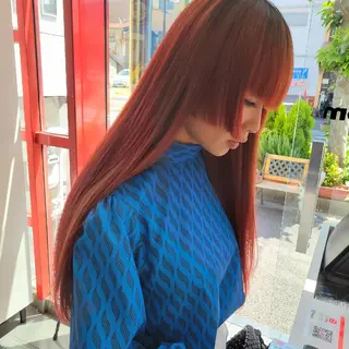 ロング 遠藤 史秋のヘアスタイル