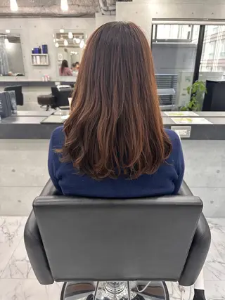 パーマ Endearing 銀座/レイヤーカットのヘアスタイル