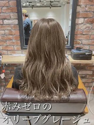 ロング カラー 艶髪カラー 渡辺岳也のヘアスタイル