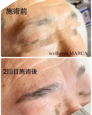 メンズ アイブロウ メンズトータルビューティーwellnessMARCA所属・【メンズ美容】 三浦かえでのエステ・リラクイメージ