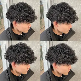 パーマ メンズ メンズモテパーマ💙 fuwaのヘアスタイル