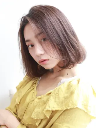 ミディアム カラー パーマ 韓国ヘア🇰🇷 トヨキトキコのヘアスタイル