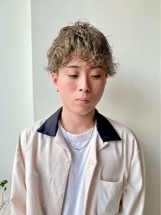 ショート メンズ 髪質改善ストレート KENTOのヘアスタイル