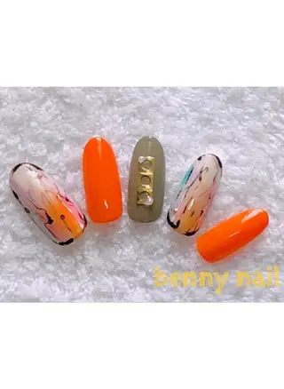 ネイル 最終受付23時半 benny nailのネイルデザイン