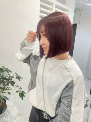ショート カラー ダブルカラーVia/ airi♡のヘアスタイル