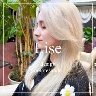 セミロング カラー パーマ ヘアアレンジ メンズ 表参道Lise おおいしおりのヘアスタイル