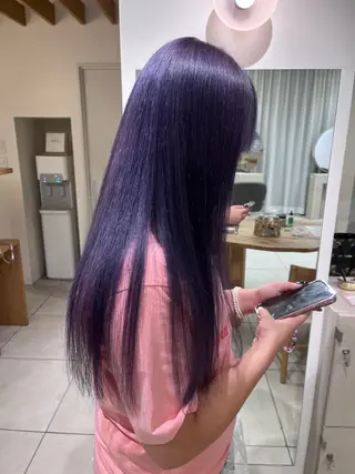 カラー 横井 優奈のヘアスタイル