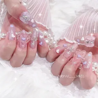 ネイル 🎀 Mayu 🎀痛ネイルのネイルデザイン