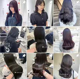 カラー Parve Mix 森 美遥🇰🇷🩶のヘアスタイル