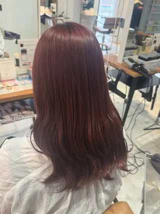 セミロング 🌶推しカラー RINA🌶´-のヘアスタイル