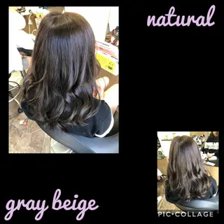 セミロング カラー ヘアサロンオスカー 岸和田蛸地蔵店のヘアスタイル